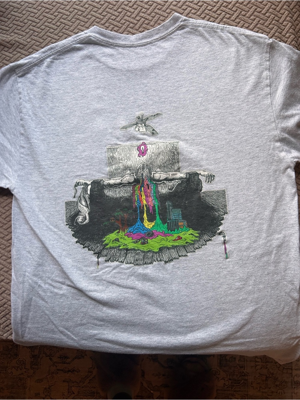 Light Gray Twenty One Pilots Self Titles Graphic Tshirt - Picture 3 of 3